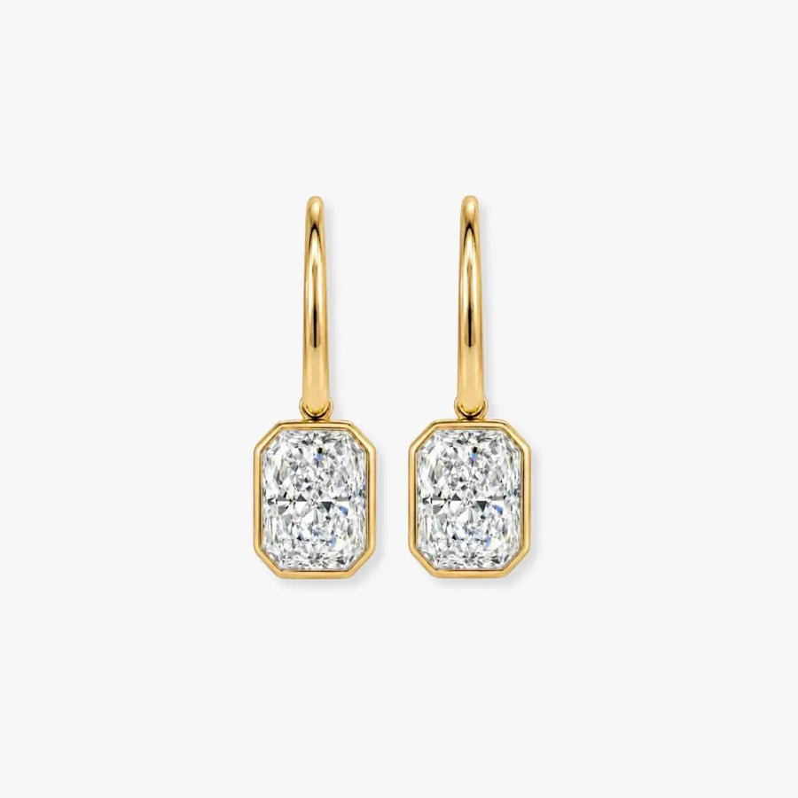 "Myra" 1 CT Diamond Hoop Earrings