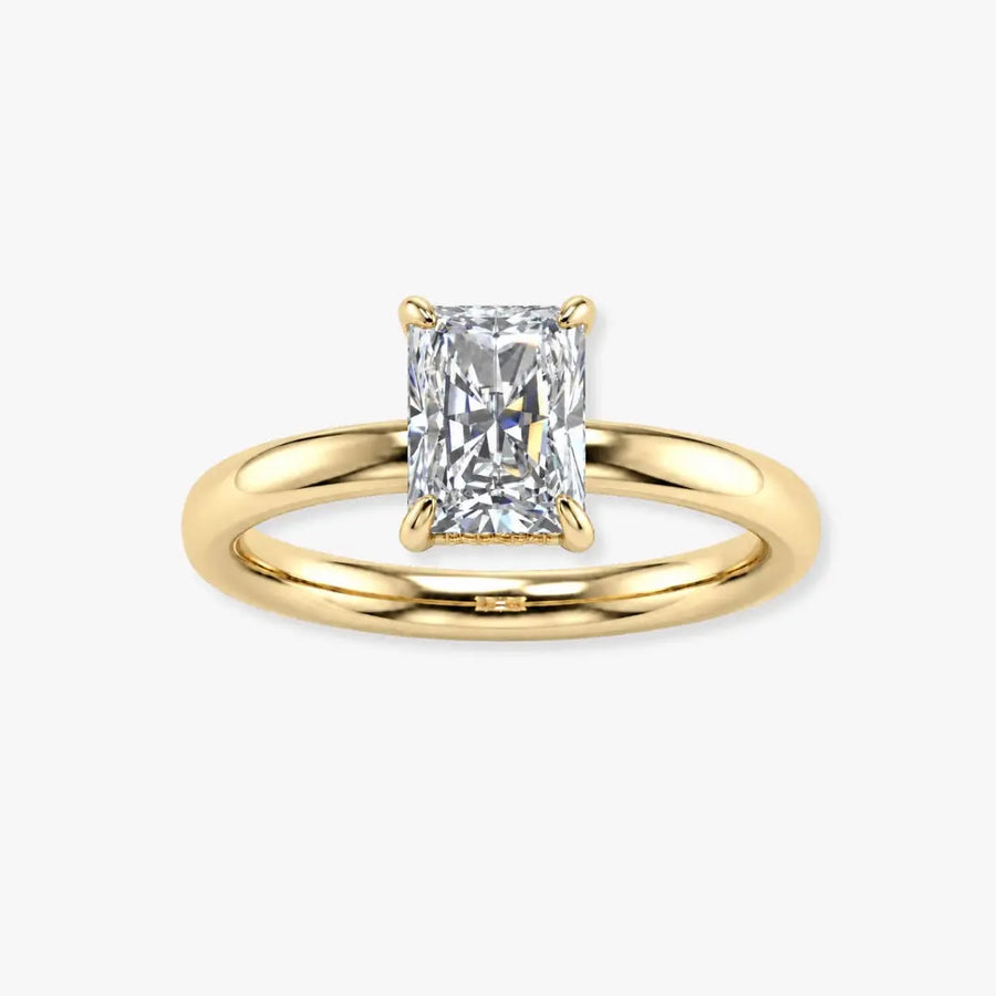 "Vail" 2 Carat Radiant Cut Solitaire Lab Grown Diamond Engagement Ring HLR561