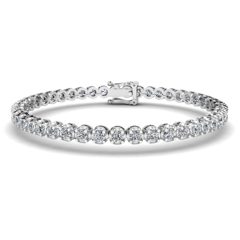 Round Brilliant Diamond Bracelet BR45558D - HEERA DIAMONDS