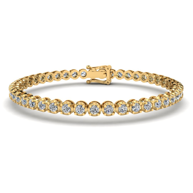 Round Brilliant Diamond Bracelet BR45558D - HEERA DIAMONDS