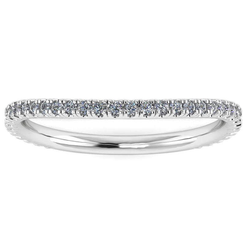 "Immy" Irregular Subtle Shaped Diamond Eternity Ring ET39 - HEERA DIAMONDS