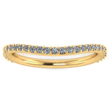 "Malin" Subtly Shaped Dainty Diamond Eternity Band ET26 - HEERA DIAMONDS