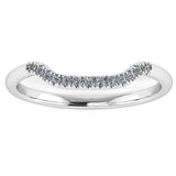 "Emery" Pavé Diamond Subtly Shaped Eternity Ring ET33 - HEERA DIAMONDS