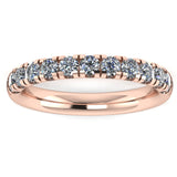 Micro Set Diamond Eternity Band Wedding Ring - HEERA DIAMONDS