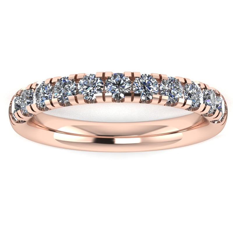 Micro Set Diamond Eternity Band Wedding Ring - HEERA DIAMONDS