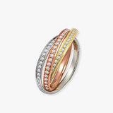 18ct 3 Colour 0.82ct 2mm RWR Full Set