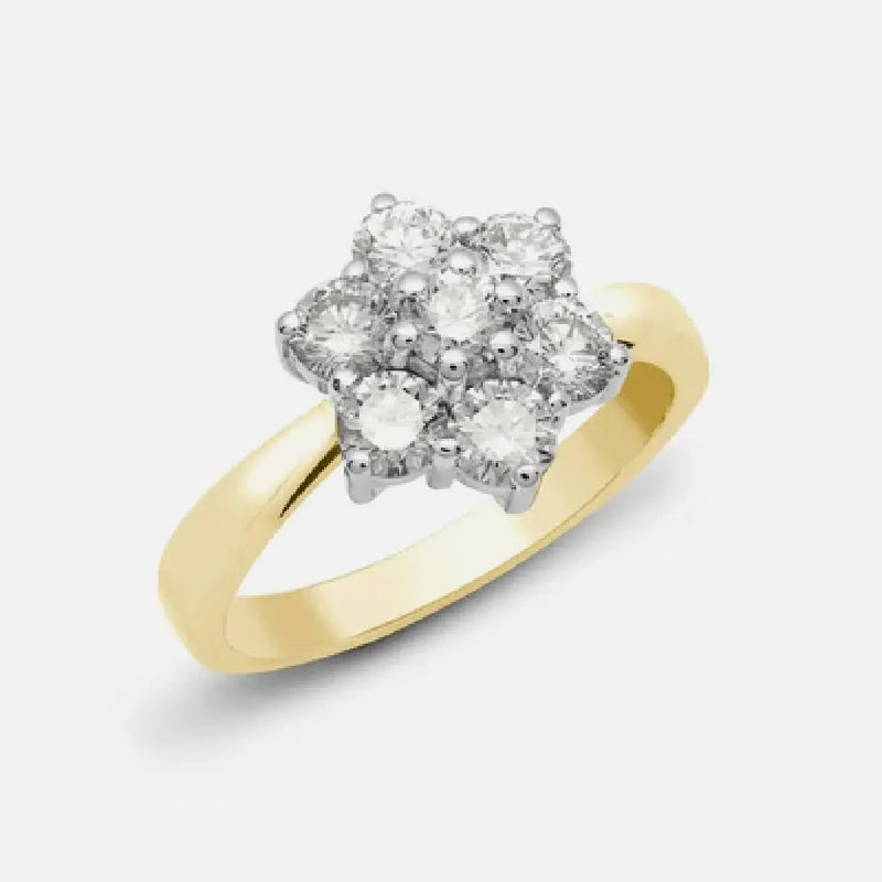 18ct 50pts Dia Ring HEERA DIAMONDS