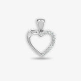 18ct White 0.06ct Diamond Pendant HEERA DIAMONDS