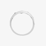 18ct White 0.24ct Diamond Crown Ring HEERA DIAMONDS