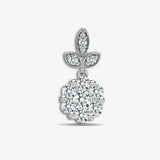 18ct White 0.35ct Diamond Pendant HEERA DIAMONDS