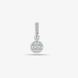 18ct White 0.47ct Diamond Pendant HEERA DIAMONDS