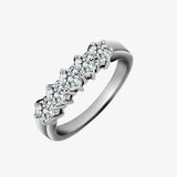 18ct White Gold 1.00ct 5 Stone Diamond Ring HEERA DIAMONDS