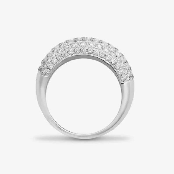 18ct White Gold Diamond Bombay Ring HEERA DIAMONDS
