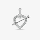 18ct White Gold Diamond Pendant HEERA DIAMONDS