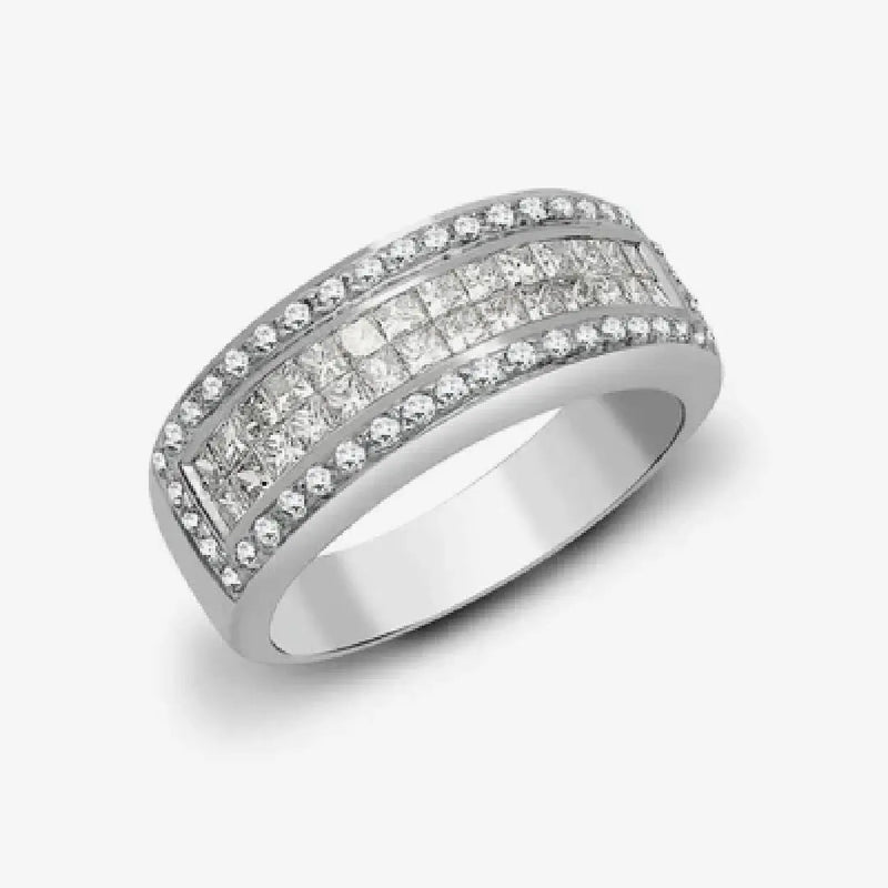 18ct White Gold Diamond Ring HEERA DIAMONDS