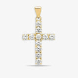 18ct Yellow Gold Diamond Cross HEERA DIAMONDS
