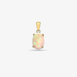 18ct Yellow Gold Opal Pendant HEERA DIAMONDS