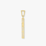 18ct Yellow Gold & White Gold Natural Diamond Cross