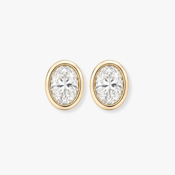 "Nora" 2 CT Solitaire Diamond Earrings
