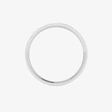 2.5mm Band Flat Court Wedding Ring