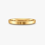2.5mm Band Flat Court Wedding Ring