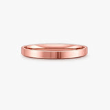 2.5mm Band Flat Court Wedding Ring