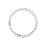 2.5mm Band Flat Court Wedding Ring - HEERA DIAMONDS