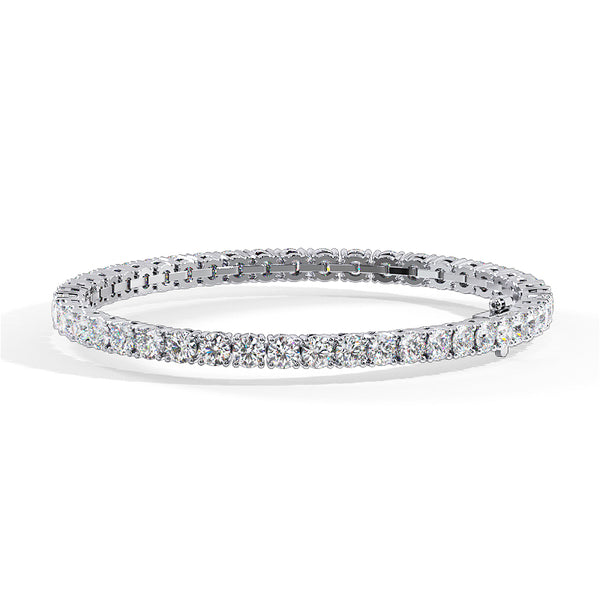 Round Brilliant Diamond Tennis Bracelet BR45345 - HEERA DIAMONDS