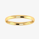 2mm Band Classic Traditional Court Wedding Ring