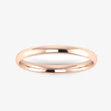 2mm Band Classic Traditional Court Wedding Ring