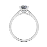 "Elsa" Solitaire Princess Cut Diamond Engagement Ring SSPC02 - HEERA DIAMONDS