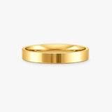 3.5mm Band Flat Court Wedding Ring