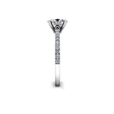 "Raya" Oval Diamond Scallop Set Diamond Band DSOC02 - HEERA DIAMONDS