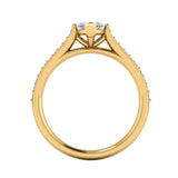 "Zora" Marquise Cut Diamond Grain Set Diamond Engagement Ring DSMC03 - HEERA DIAMONDS