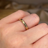 3mm Band Classic Traditional Court Wedding Ring - HEERA DIAMONDS