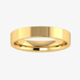 3mm Band Flat Court Wedding Ring