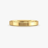 3mm Band Flat Court Wedding Ring