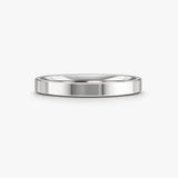 3mm Band Flat Court Wedding Ring