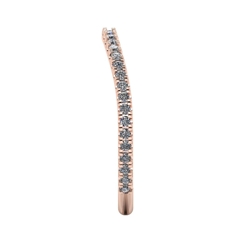 "Immy" Irregular Subtle Shaped Diamond Eternity Ring ET39 - HEERA DIAMONDS