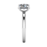 "Arden" Oval Cut Diamond Hidden Under Halo Engagement Ring UHOC01 - HEERA DIAMONDS