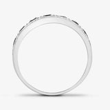 9ct White Gold Diamond And Black Diamond Ring HEERA DIAMONDS