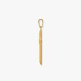9ct Yellow Gold Natural Diamond Cross