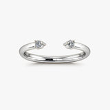"Ada" Open Design 0.10ct Diamond Eternity Ring ET4