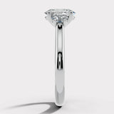 "Adelaide" Three Stone Oval and Round Brilliant Trilogy Diamond Engagement Ring 3SOC07