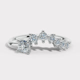"Aeris" 0.60ct Bold Diamond Wave Shaped Eternity Band ET29