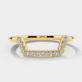 "Alexi" Micro Set 0.20ct Diamond Square Shaped Eternity Ring ET22