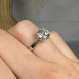 "Alirael" 1.7 Carat Round Cut Solitaire Lab Grown Diamond Engagement Ring HLR555 HEERA DIAMONDS