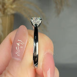 "Almyra" 0.7 Carat Round Cut Lab Grown Solitaire Diamond Engagement Ring RAM1142R