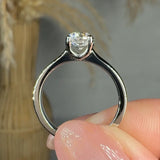 "Almyra" 0.7 Carat Round Cut Lab Grown Solitaire Diamond Engagement Ring RAM1142R