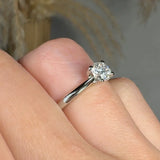 "Almyra" 0.7 Carat Round Cut Lab Grown Solitaire Diamond Engagement Ring RAM1142R